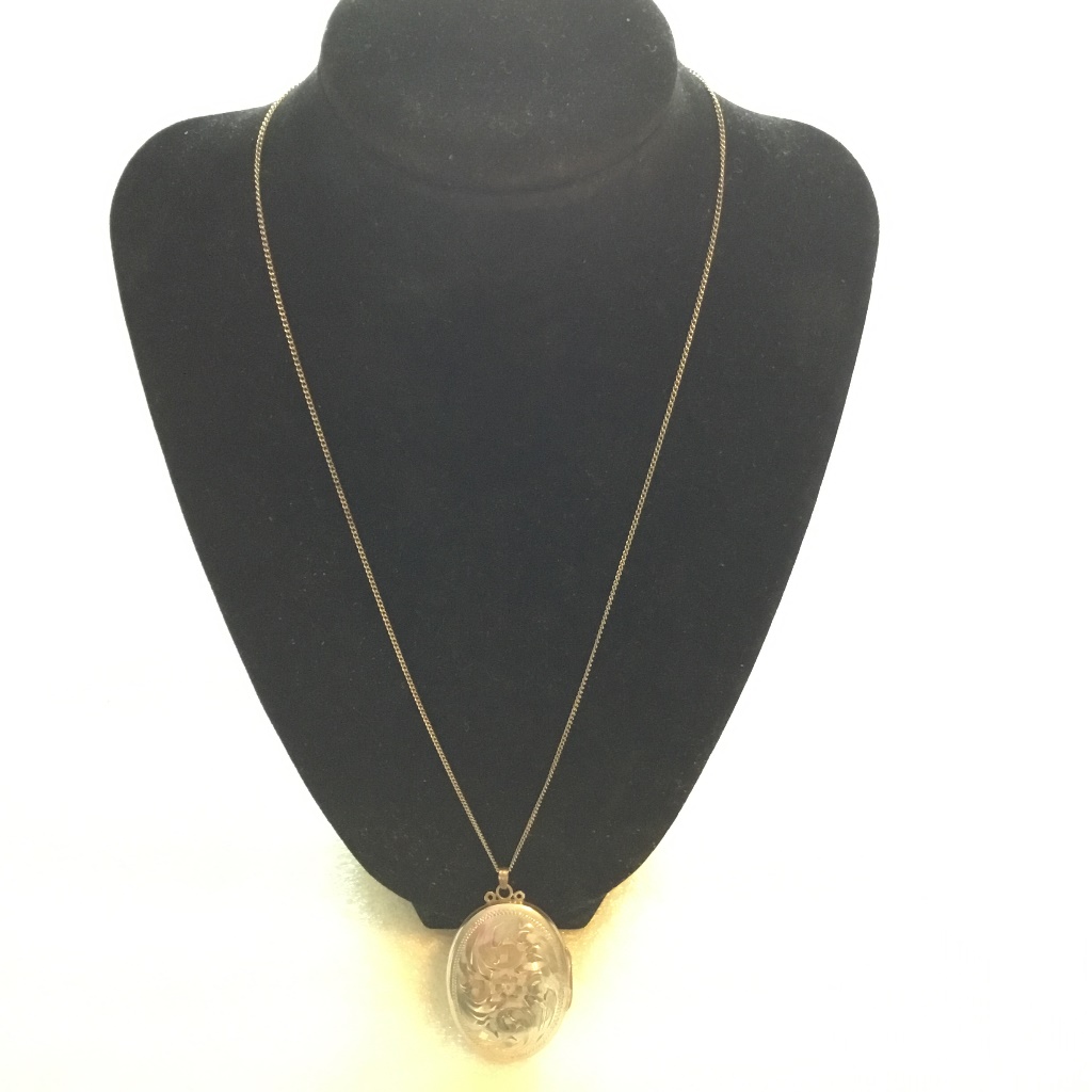 Lovely Smibo Sterling Silver Necklace W/ Locket